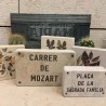 placa de calle mediana