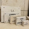 minilito en piedras con calle personalizada